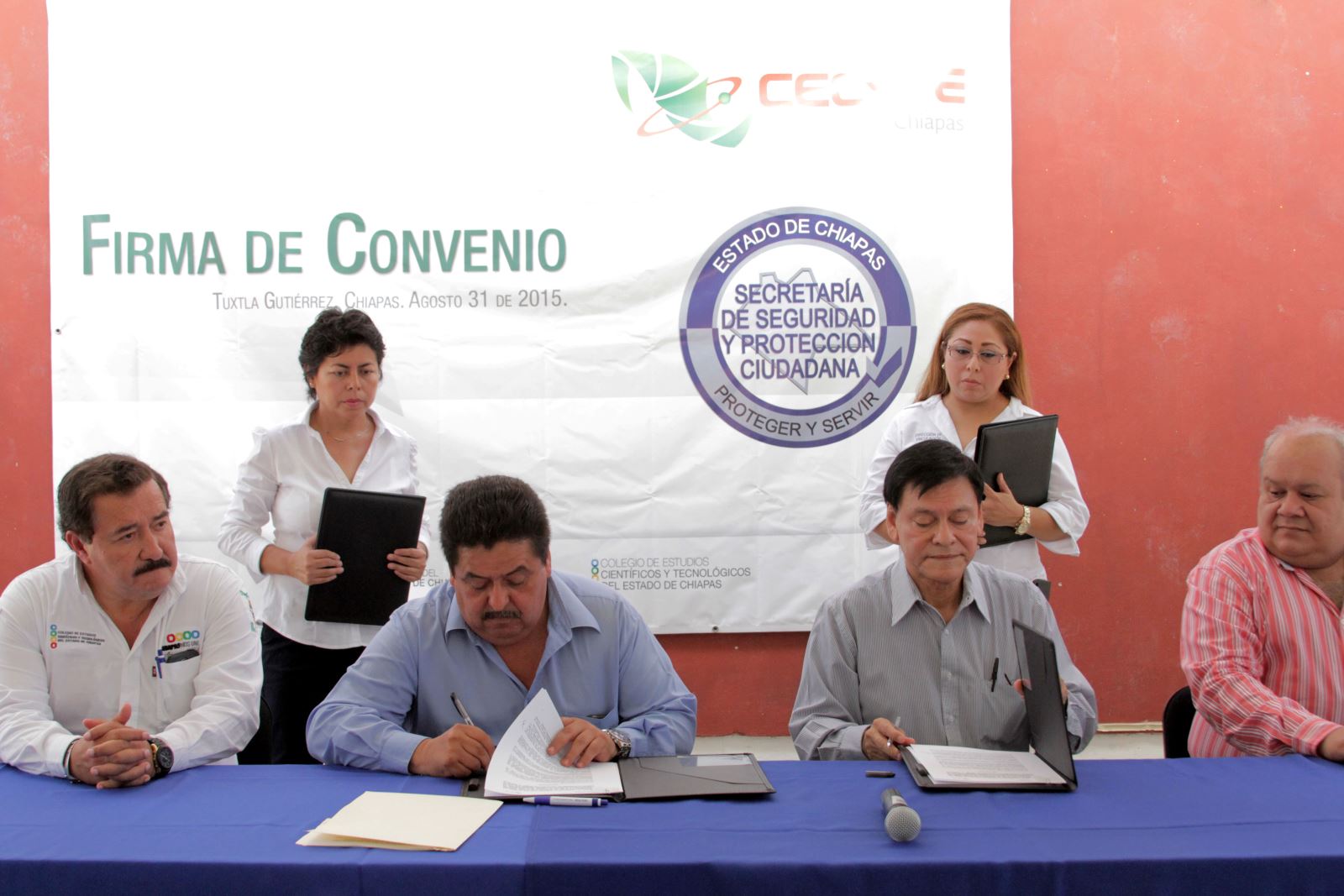 SSyPC signa convenio en materia de prevención del delito con CECYTE