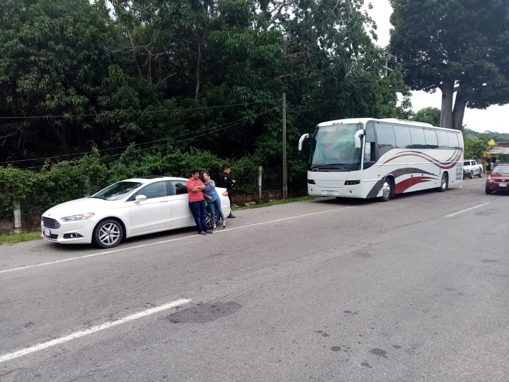 SSyPC recupera autobús con reporte de robo en el Soconusco