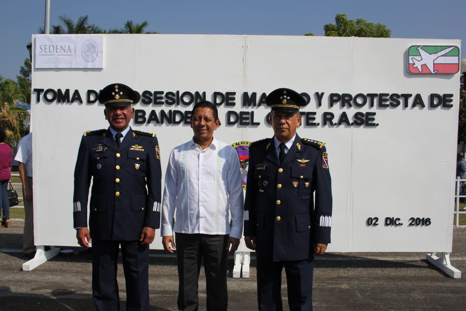Titular de la SSyPC reconoce el trabajo de las y los policías de la Fuerza Aérea Méxicana