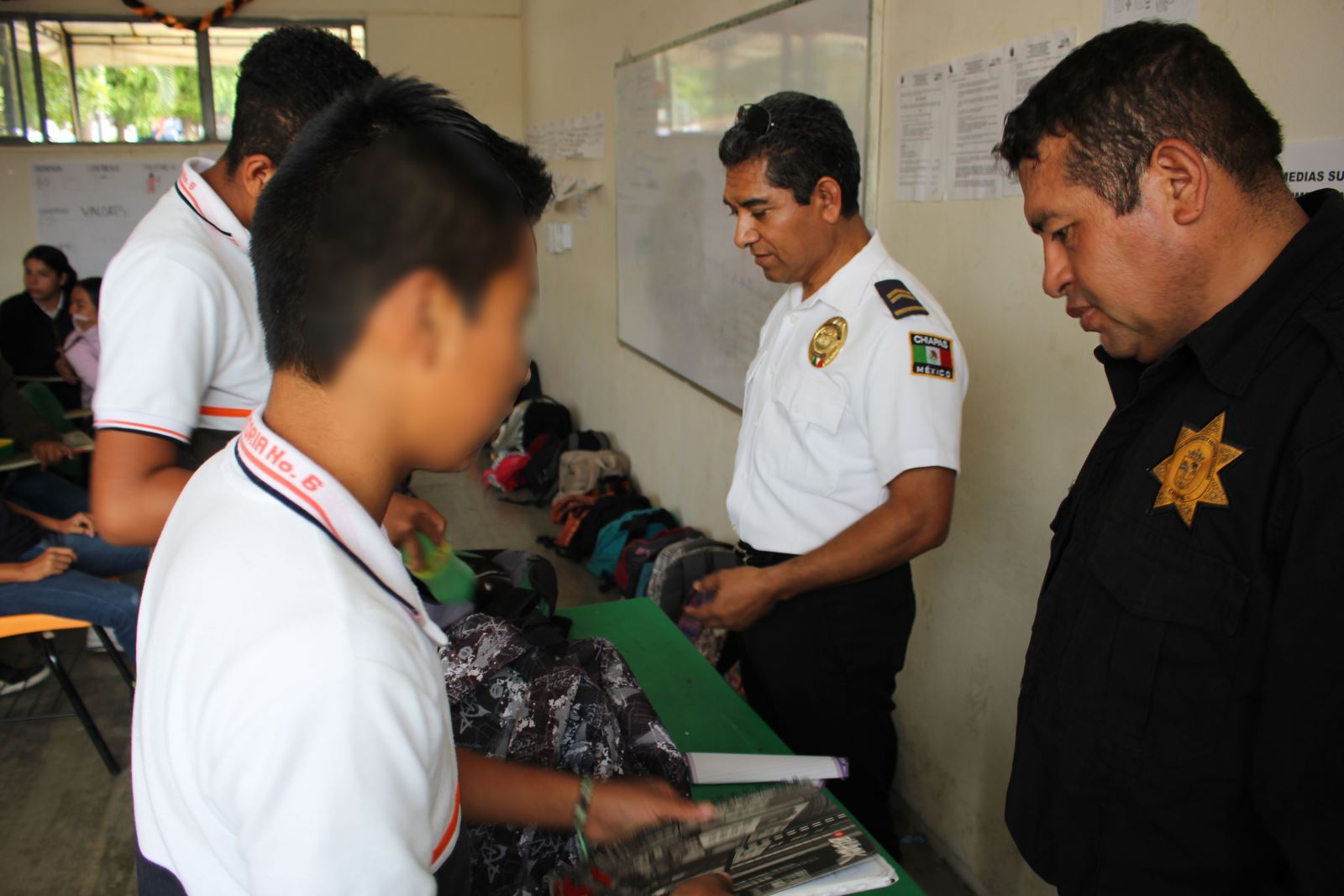 SSyPC implementa acciones de prevención del delito en la Escuela Preparatoria no. 6 de Chiapas