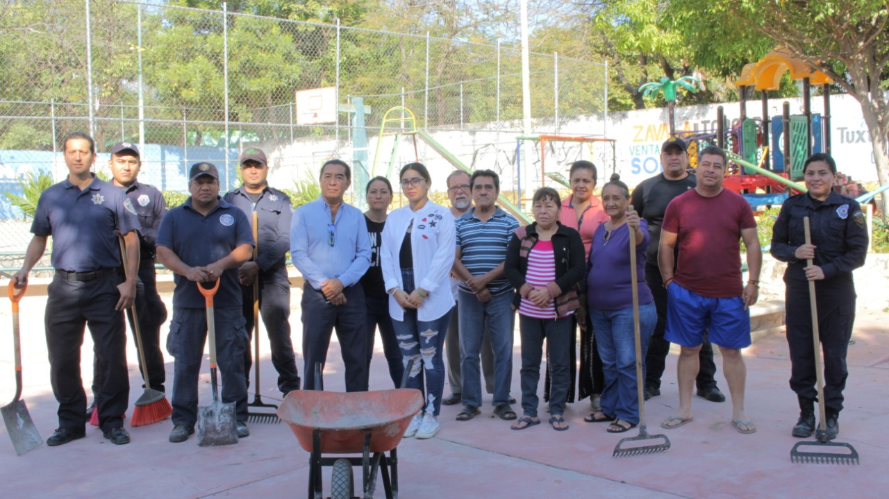 SSyPC rescata espacios públicos con programa “Parque Seguro”