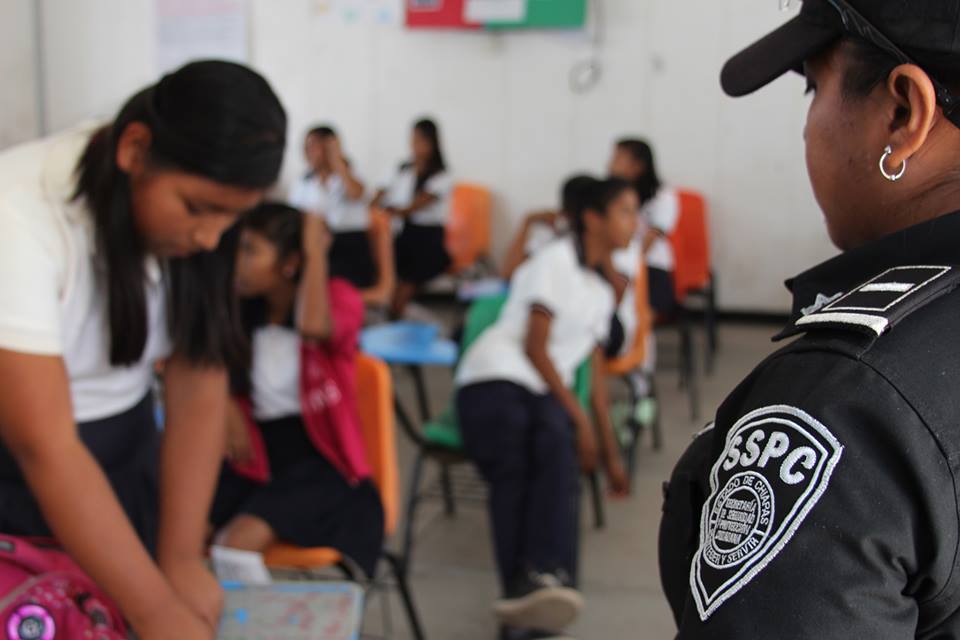 SSyPC y Secretaria de educación Pública, refuerzan acciones preventivas en escuelas de Chiapas