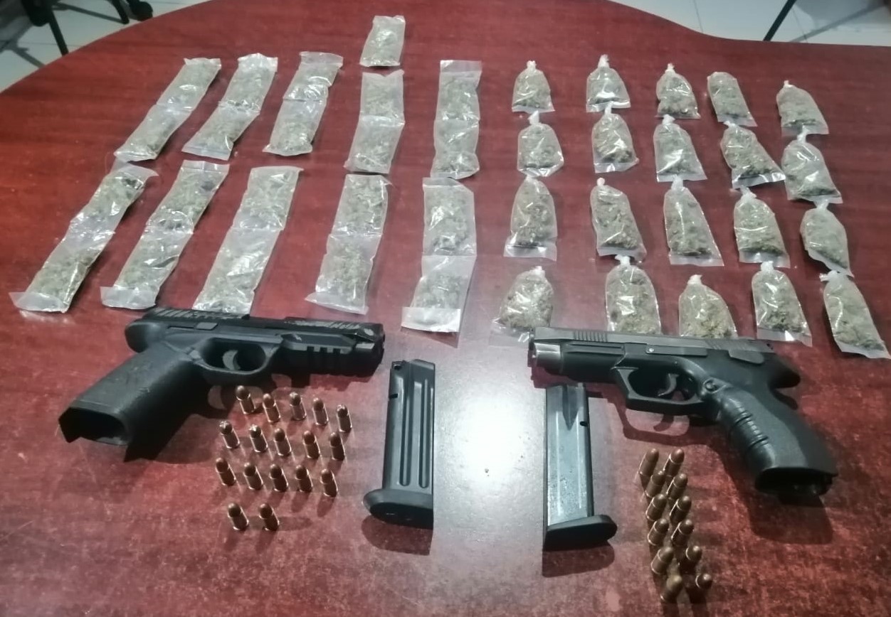 Detiene SSyPC a personas en posesión de armas de fuego y supuesta droga, en Suchiate