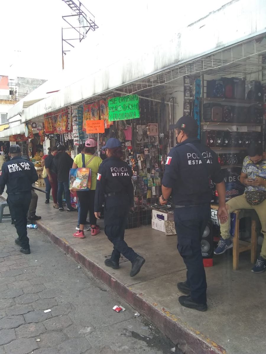 Fortalece SSyPC patrullajes en centros de abasto y mercados de Tuxtla Gutiérrez