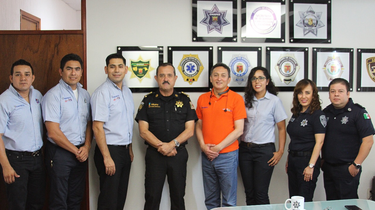 Grupo PEPSICO reconoce a la SSyPC, por sus tareas preventivas para evitar robos y asaltos carreteros