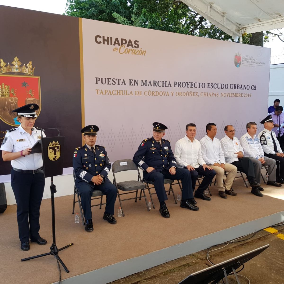 Más y mejor seguridad para Chiapas con Escudo Urbano C5